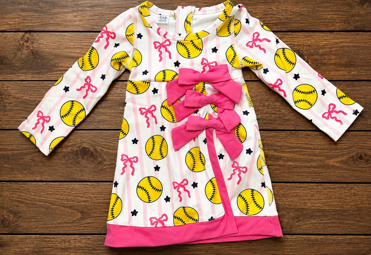 Softball Dress w/ Pink Shorts