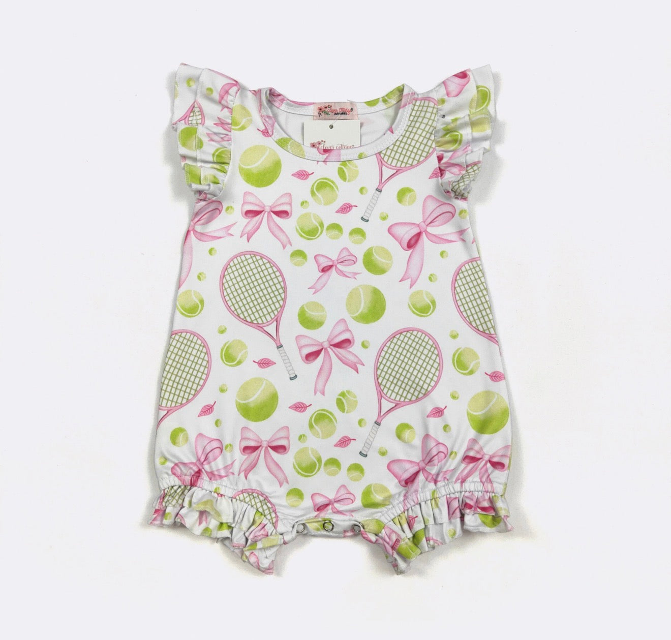 Preppy Tennis Baby Romper