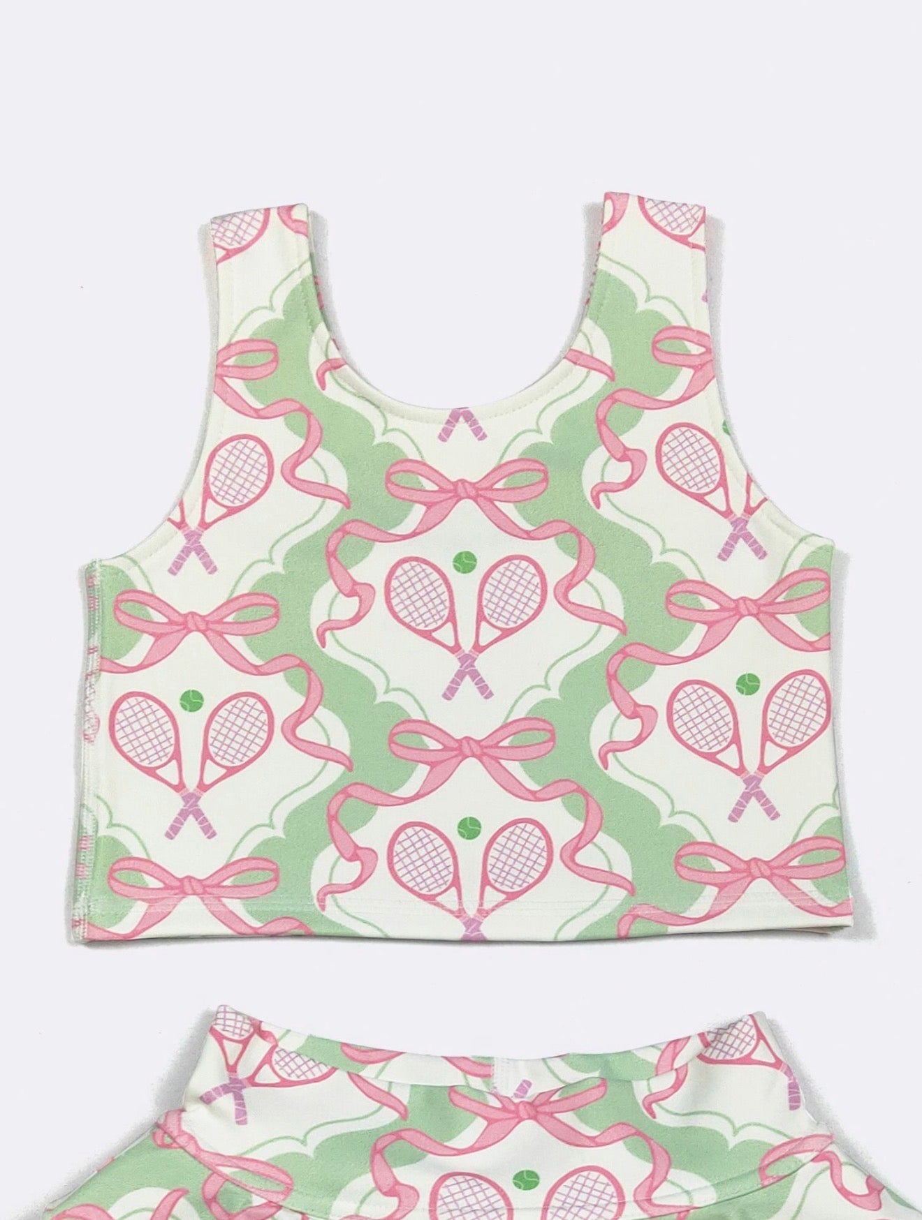 Tennis Ruffle Girls Skort Set
