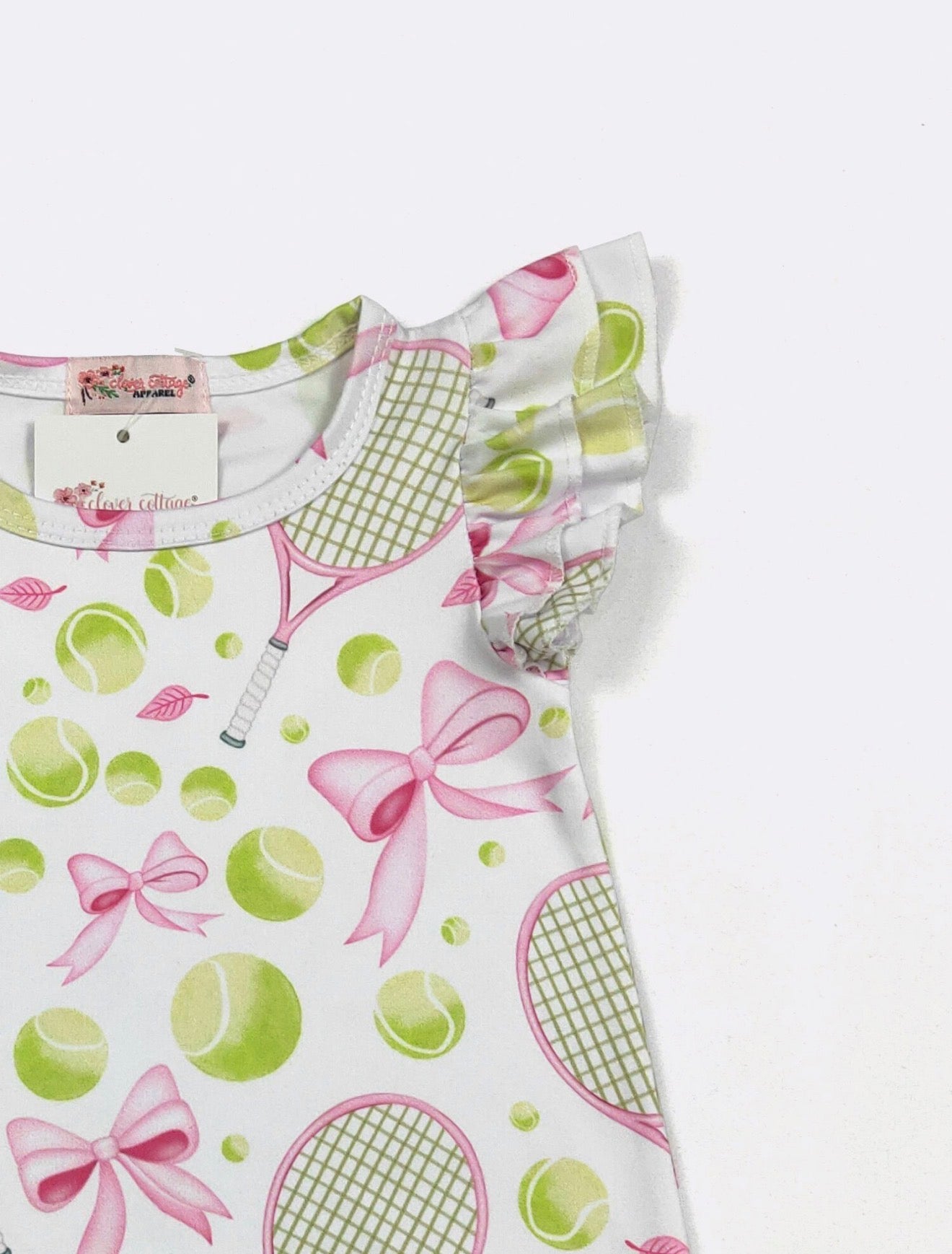 Preppy Tennis Baby Romper