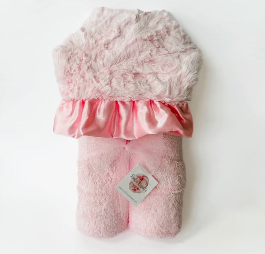 Girly Girl- Plush Hooded Towel