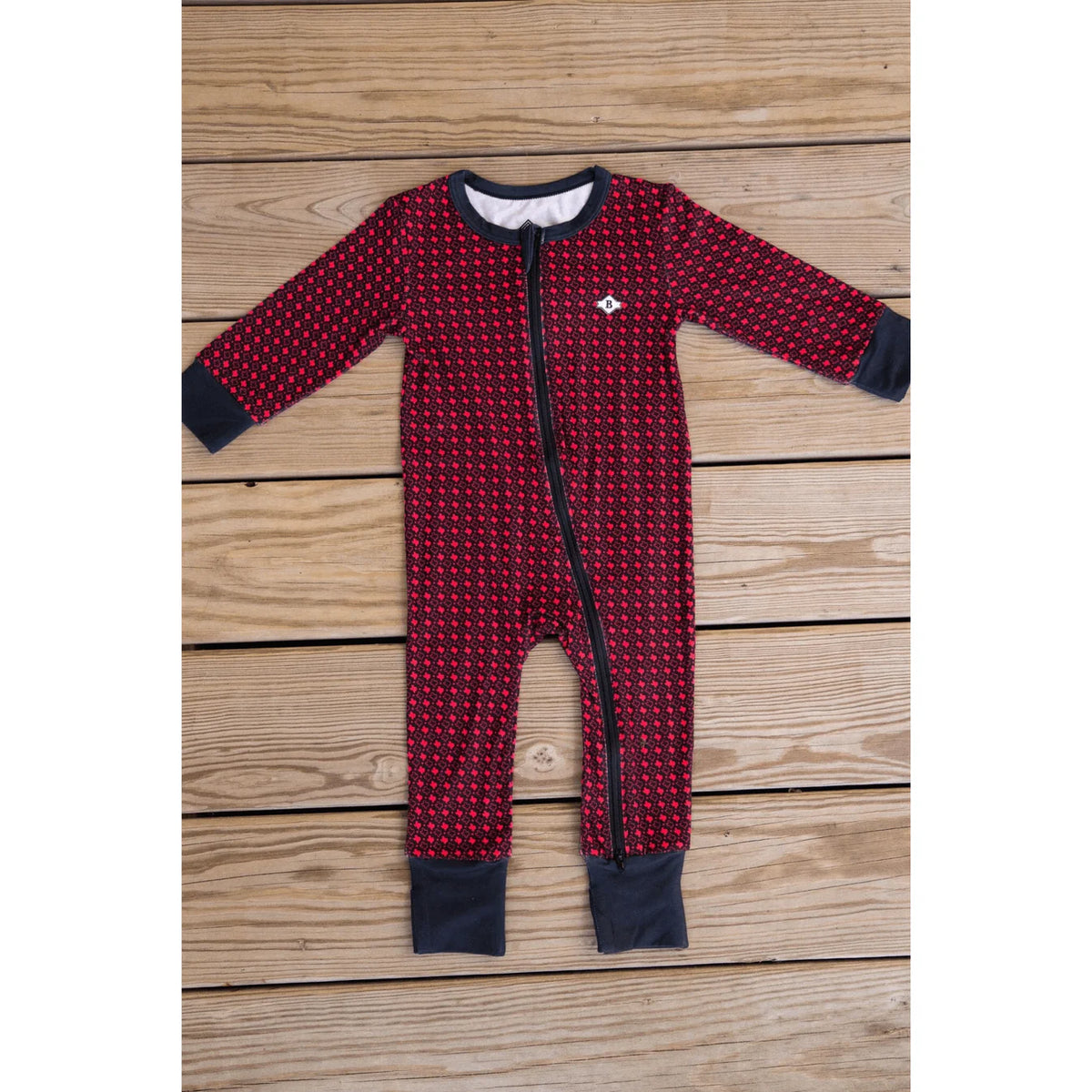 Baby BURLEBO Full Zip Convertible Pajamas- Wreck ‘Em