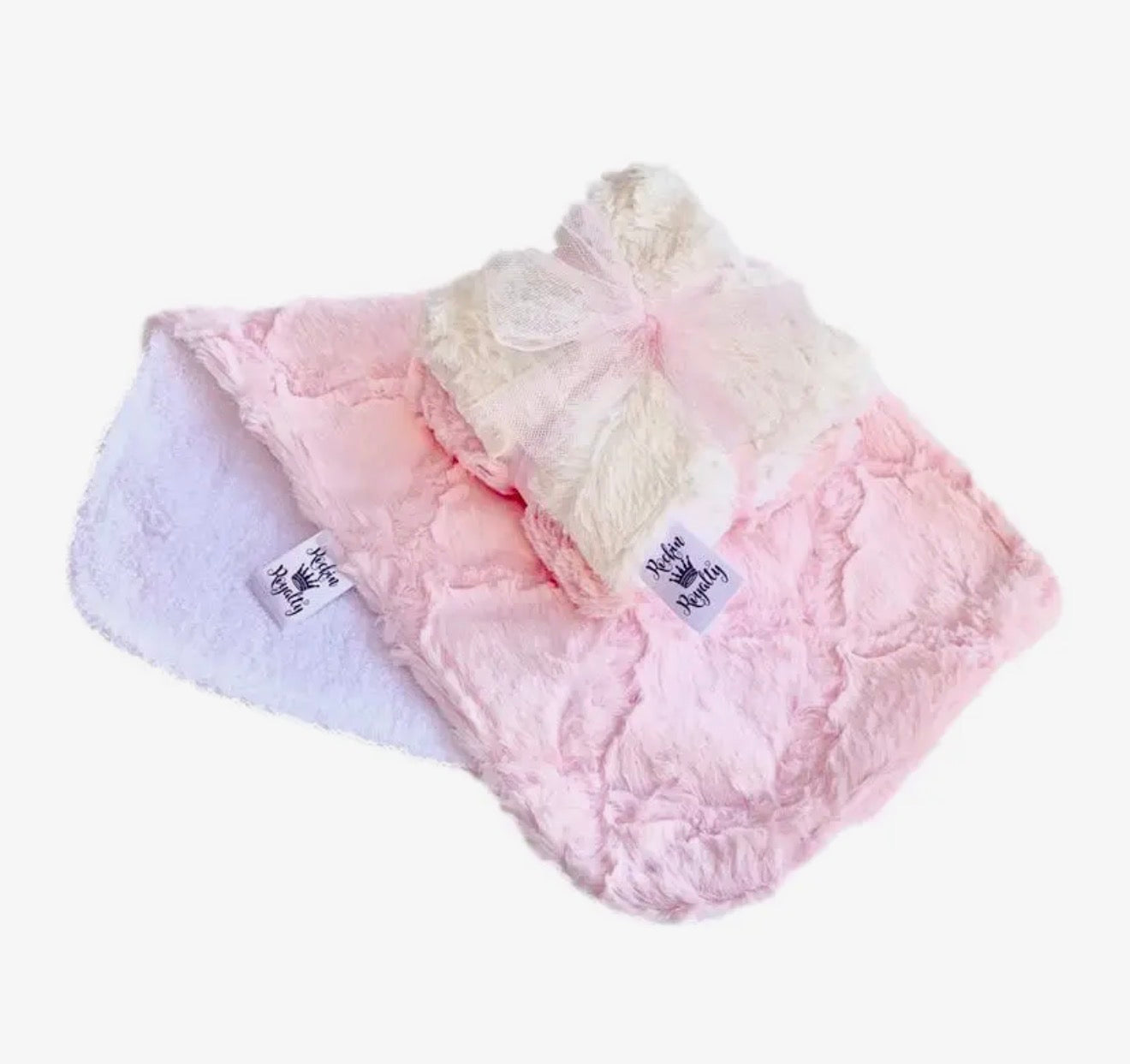 Girly Girl Burp Cloth Set
