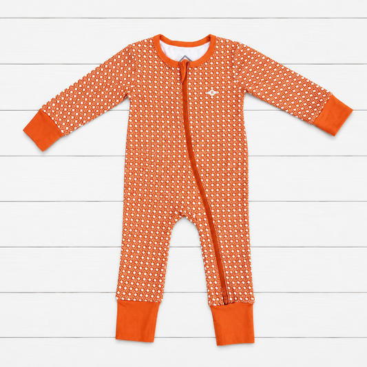 Burlebo Baby Zip Up Onesie- Hook ‘Em