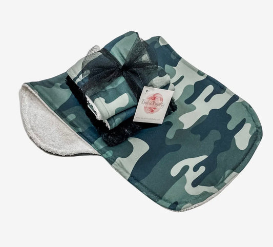 Camo Burp Cloth Set